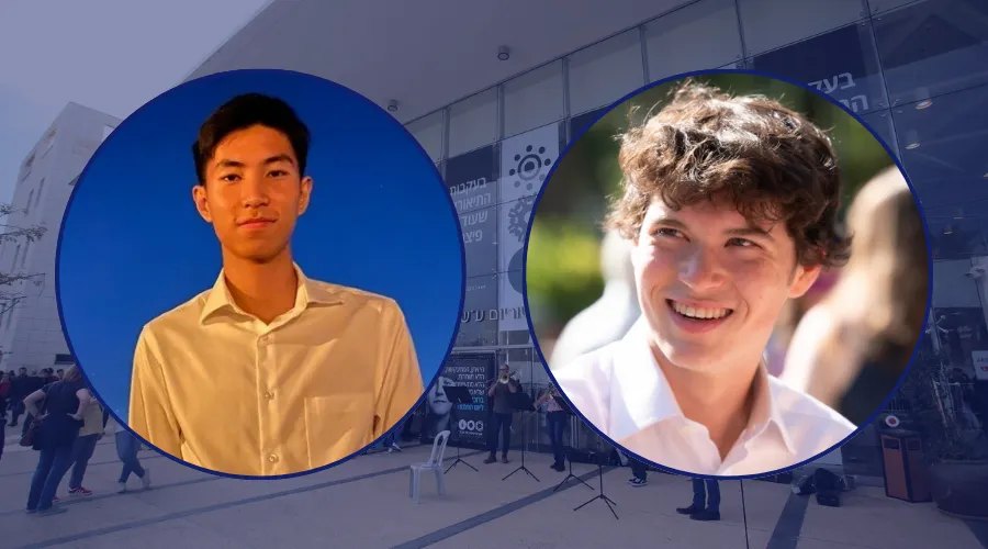 Gabriel Yue Cao ‘25GS and Leo Ross Mates-Muchin ‘26GS